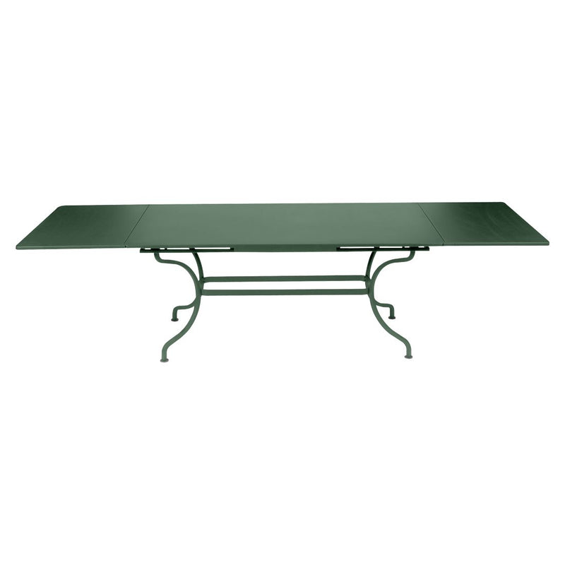 Fermob Romane Table à allonges 200/300 x 100cm Vert cèdre 02 