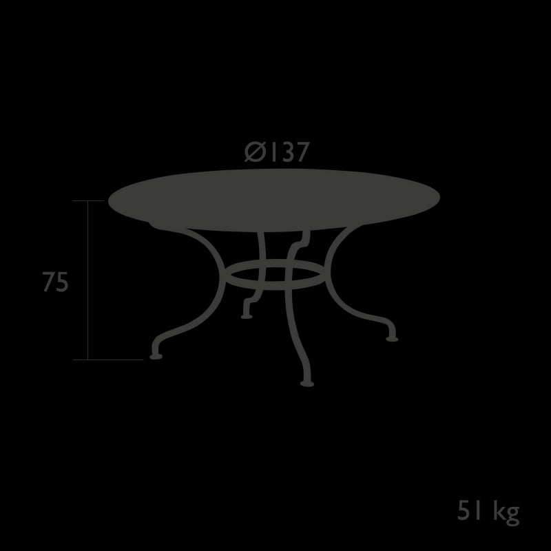 Fermob Romane Table ø 137cm 