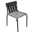 Fermob Stripe Chaise Réglisse 42 