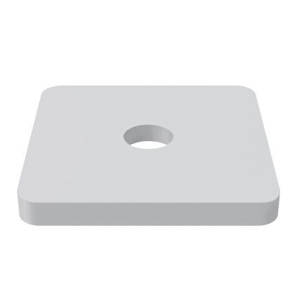 Glatz Couvercle-Cache pour Socle M4/M8/M16 310kg 110×110×15cm Gris Clair 
