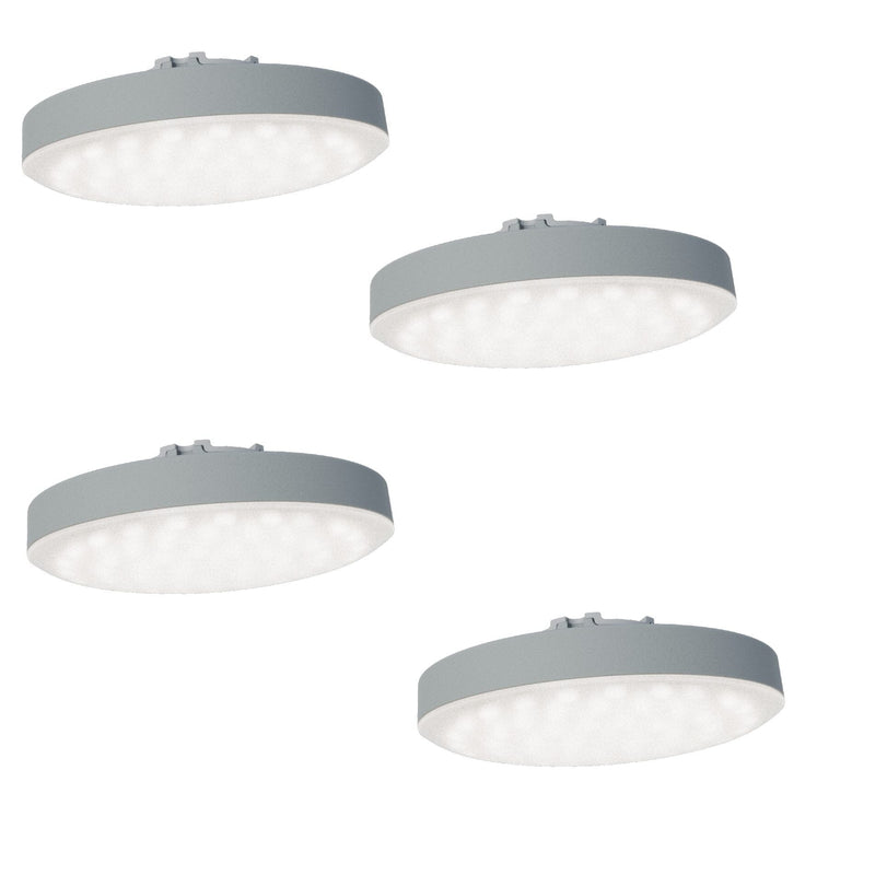 Glatz Osyrion Spot LED, jeu de 4 Lampes sans fil avec télécommande pour parasol 