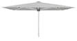 Glatz Palazzo Noblesse Parasol Professionnel 500x500cm 501 Granite Alu naturel eloxé