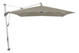 Glatz Parasol Sombrano S+ 300x300cm 605 Clay Alu naturel eloxé