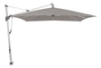 Glatz Parasol Sombrano S+ 300x300cm 686 Urban Clay Alu naturel eloxé