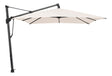 Glatz Parasol Sombrano S+ 400x300cm 453 Vanilla Alu laqué anthracite