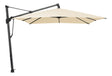Glatz Parasol Sombrano S+ easy 400x300cm 150 Eggshell Alu laqué anthracite