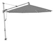 Glatz Parasol Sombrano S+ Ø400cm 420 Smoke Alu naturel eloxé