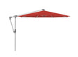 Glatz Parasol Sunwing Casa Ø330cm 403 Carmine Alu naturel eloxé