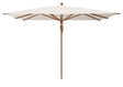 Glatz Parasol Teakwood 330x330cm 453 Vanilla 