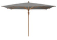 Glatz Parasol Teakwood 330x330cm 684 Urban Shadow 