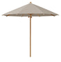 Glatz Parasol Teakwood Ø300cm 605 Clay 
