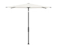 Glatz Parasol Twist Modèle 2023 210x250cm 404 White Alu laqué anthracite