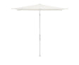 Glatz Parasol Twist Modèle 2023 210x250cm 404 White Alu laqué blanc mate