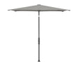 Glatz Parasol Twist Modèle 2023 210x250cm 420 Smoke Alu laqué anthracite