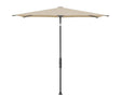 Glatz Parasol Twist Modèle 2023 210x250cm 422 Cream Alu laqué anthracite