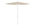 Glatz Parasol Twist Modèle 2023 210x250cm 422 Cream Alu laqué blanc mate