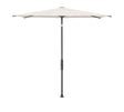 Glatz Parasol Twist Modèle 2023 210x250cm 453 Vanilla Alu laqué anthracite