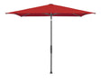 Glatz Parasol Twist Modèle 2023 240x240cm 403 Carmine Alu laqué anthracite