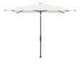 Glatz Parasol Twist Modèle 2023 240x240cm 404 White Alu laqué anthracite