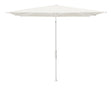 Glatz Parasol Twist Modèle 2023 240x240cm 404 White Alu laqué blanc mate