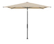 Glatz Parasol Twist Modèle 2023 240x240cm 422 Cream Alu laqué anthracite