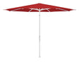 Glatz Parasol Twist Modèle 2023 Ø270cm 403 Carmine Alu laqué blanc mate
