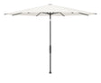 Glatz Parasol Twist Modèle 2023 Ø270cm 404 White Alu laqué anthracite