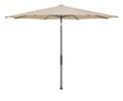Glatz Parasol Twist Modèle 2023 Ø270cm 422 Cream Alu laqué anthracite