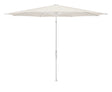 Glatz Parasol Twist Modèle 2023 Ø270cm 453 Vanilla Alu laqué blanc mate