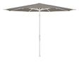Glatz Parasol Twist Modèle 2023 Ø270cm 461 Taupe Alu laqué blanc mate