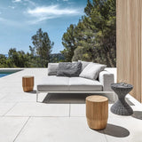 Gloster Arbor Stool Teak / Side Table - Table basse Ø34cm h:42.5cm 