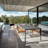 Gloster Archi Fauteuil repas avec accoudoirs 