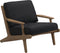 Gloster Bay Fauteuil club - Lounge Chair (Anthracite Sling) 