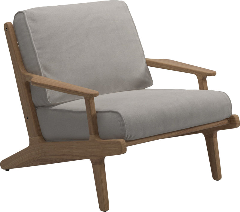 Gloster Bay Fauteuil club - Lounge Chair (Granite Sling) Garde B (OP) Fife Bone 0031 