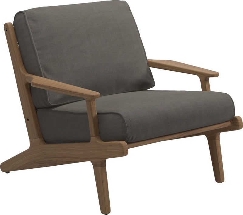 Gloster Bay Fauteuil club - Lounge Chair (Granite Sling) Grade B (OP) Fife Nickel 0039 