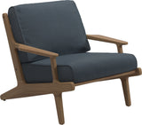 Gloster Bay Fauteuil club - Lounge Chair (Granite Sling) Grade D (ST) Tuck Denim 0157 