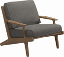 Gloster Bay Fauteuil club - Lounge Chair (Seagull Sling) Grade B (OP) Fife Rainy Grey 0044 