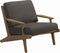 Gloster Bay Fauteuil club - Lounge Chair (Seagull Sling) Grade C (OP) Robben Charcoal 0083 