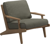 Gloster Bay Fauteuil club - Lounge Chair (Sepia Sling) 