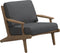 Gloster Bay Fauteuil club - Lounge Chair (Sepia Sling) Grade B (WR) Cameron Anthracite 0001 