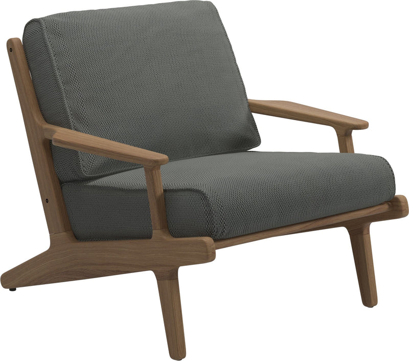 Gloster Bay Fauteuil club - Lounge Chair (Sepia Sling) Grade C (OP) Lopi Charcoal 0132 