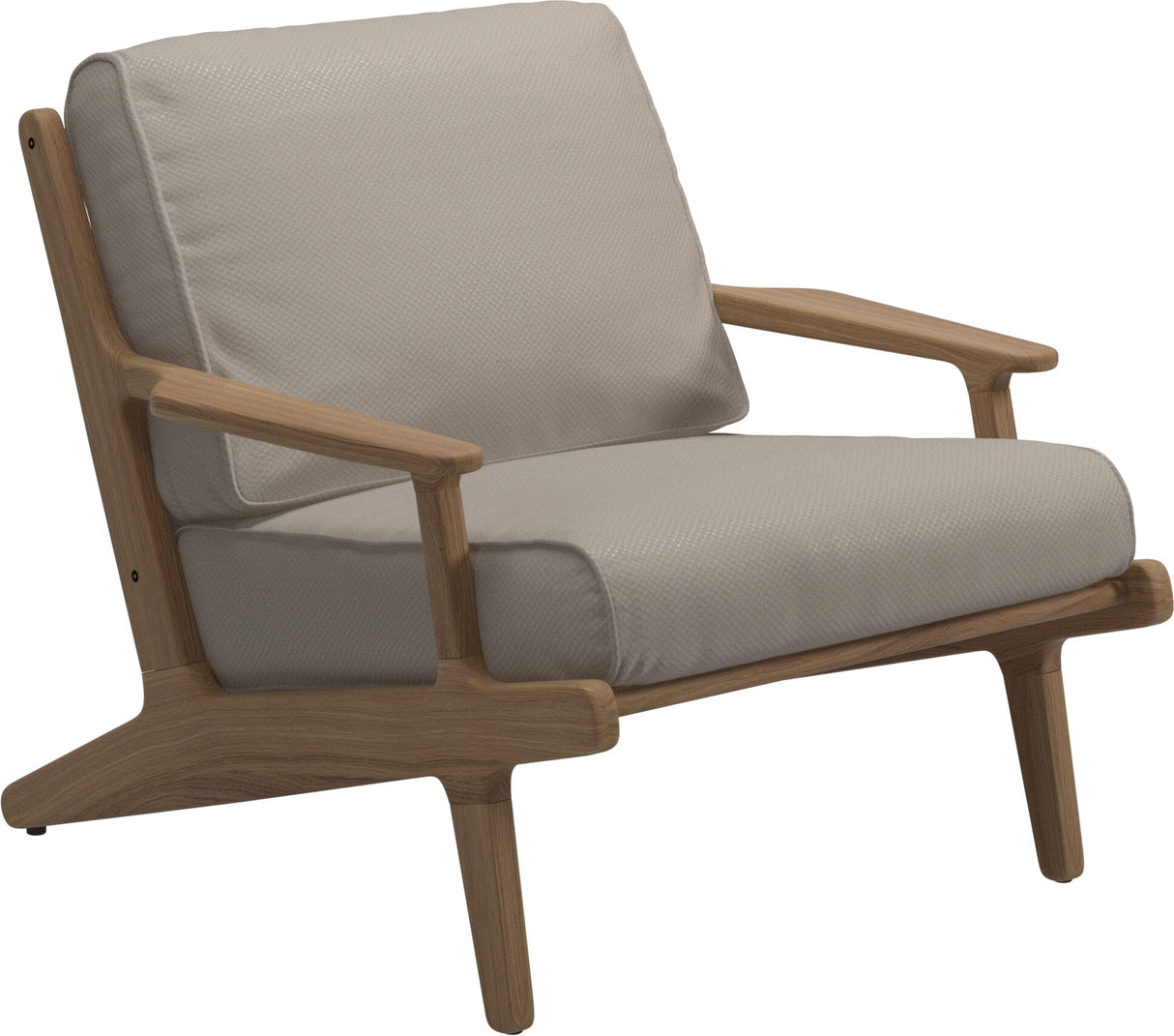 Gloster Bay Fauteuil club - Lounge Chair (Sepia Sling) Grade D (ST) Dot Oyster 0117 