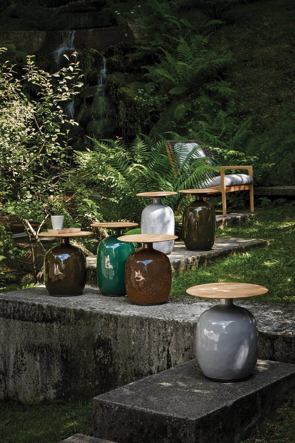 Gloster Blow Low Side Table ∅42cm h:46.5cm 