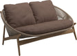 Gloster Bora Canapé 2 places Teck / Wicker Sorrel Grade B (OP) Fife Salmon 0045 