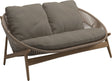 Gloster Bora Canapé 2 places Teck / Wicker Sorrel Grade B (WR) Blend Latte 203 