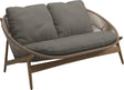 Gloster Bora Canapé 2 places Teck / Wicker Sorrel Grade C (OP) Loom 3 Castlerock 0205 