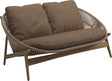 Gloster Bora Canapé 2 places Teck / Wicker Sorrel Grade D (ST) Ravel Ginger 0119 