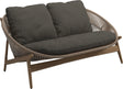 Gloster Bora Canapé 2 places Teck / Wicker Sorrel Grade D (ST) Wave Quarry 0126 