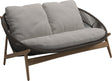 Gloster Bora Canapé 2 places Teck / Wicker Umber Garde B (OP) Fife Bone 0031 