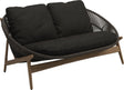 Gloster Bora Canapé 2 places Teck / Wicker Umber Grade B (OP) Fife Granite 0034 